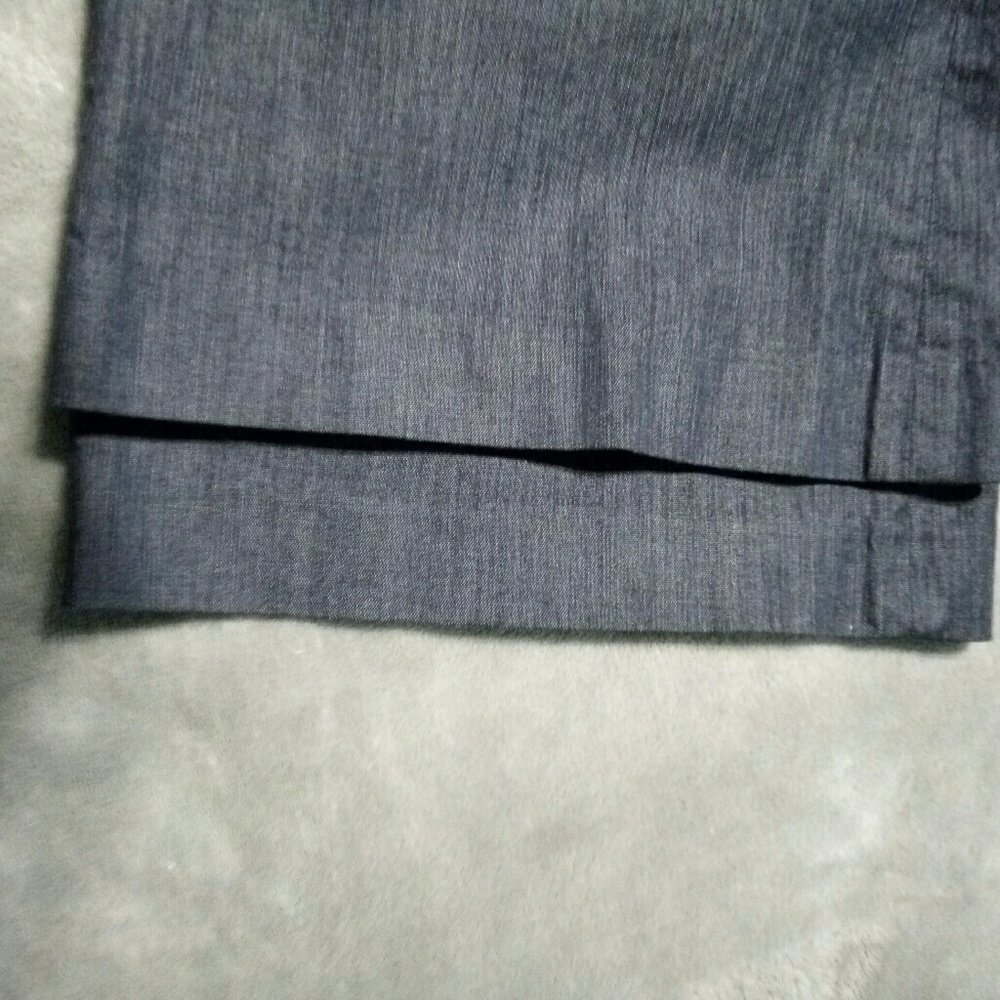 Ann Taylor LOFT Denim Work Trousers NWOT - Picture 5 of 8